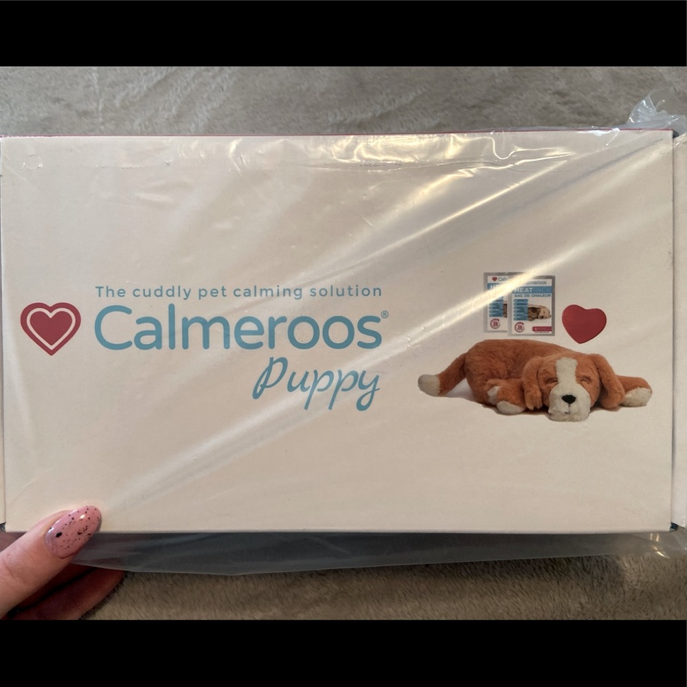 Calmeroo puppy to help with crate training and anxiety